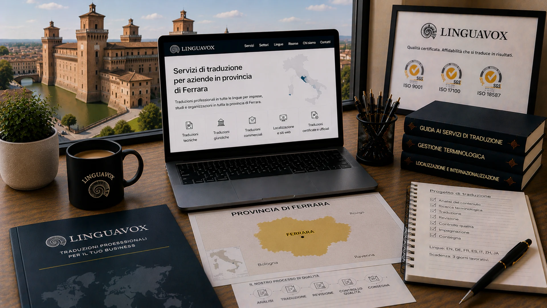 Servizi di traduzione per aziende in provincia di Ferrara - LinguaVox Italia