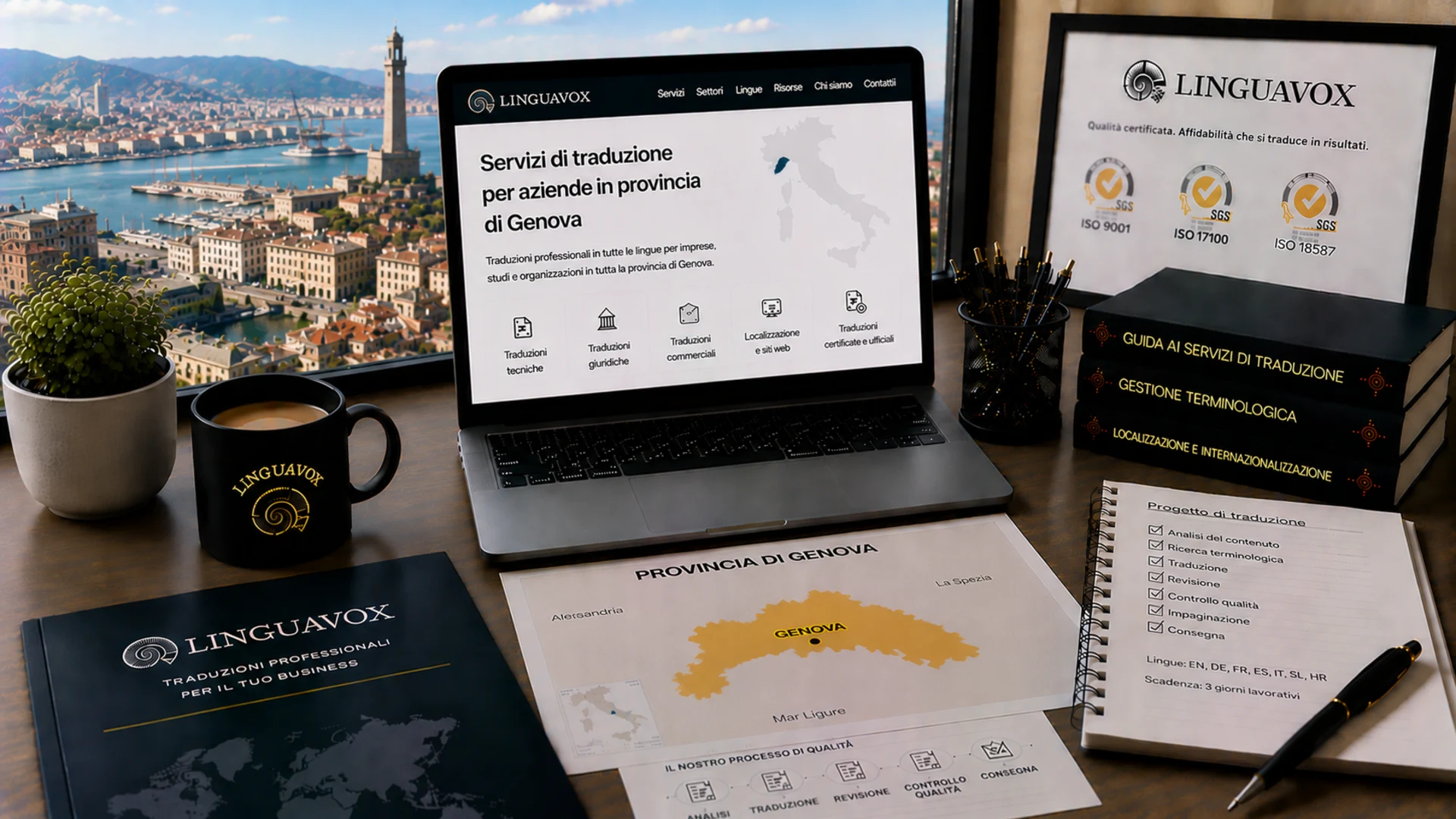 Servizi di traduzione per aziende in provincia di Genova - LinguaVox Italia