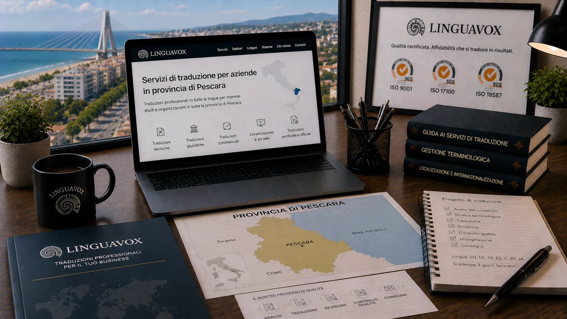 Servizi di traduzione per aziende in provincia di Pescara - LinguaVox Italia