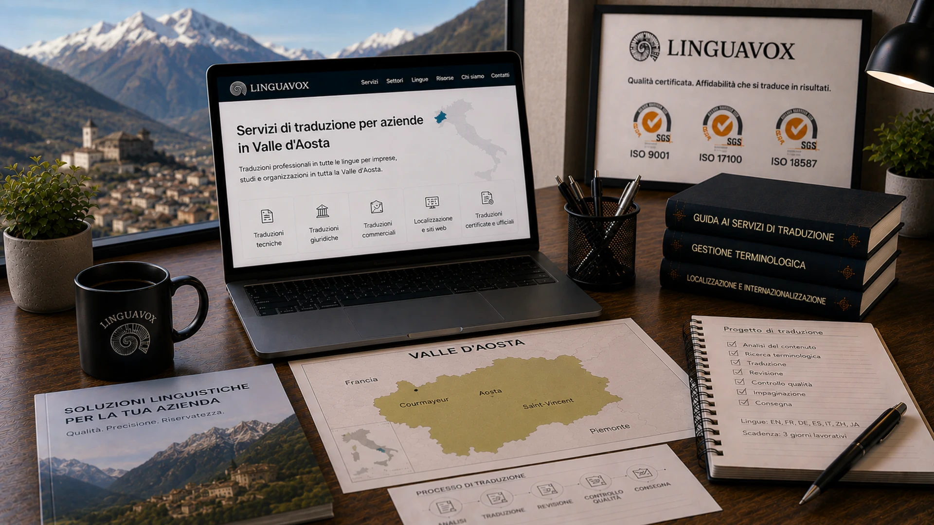Servizi di traduzione per aziende in Valle d'Aosta - LinguaVox Italia